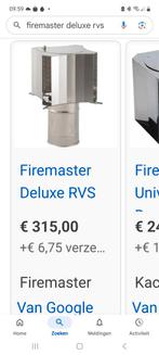 Fire master de luxe, Ophalen of Verzenden, Zo goed als nieuw, Vrijstaande haard, Houthaard