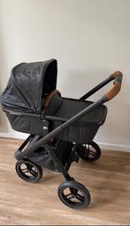 Dubatti kinderwagen - leren uitvoering, Kinderen en Baby's, Kinderwagens en Combinaties, Gebruikt, Verstelbare duwstang, Ophalen