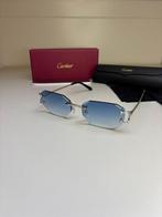 Cartier Picadilly - Blauwe Diamond Cut glazen + Toebehoren, Ophalen of Verzenden