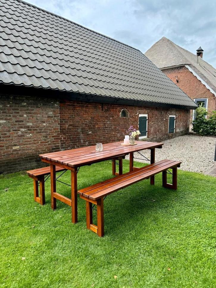 Biertafelsets te huur biertafel huren, Hobby en Vrije tijd, Feestartikelen | Verhuur, Zo goed als nieuw, Overige, Ophalen