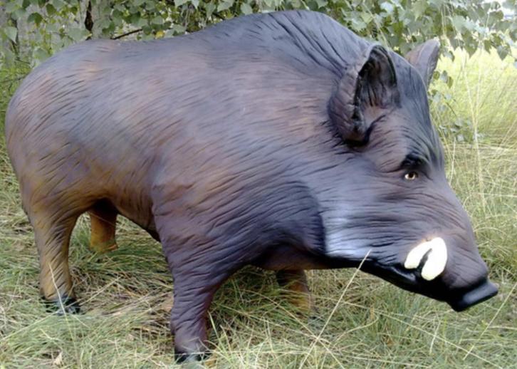 Wolf-Everzwijn-Hert-zwijn biggen-Hertenkop-Geit- Das beelden, Tuin en Terras, Tuinbeelden, Nieuw, Dierenbeeld, Kunststof, Ophalen of Verzenden