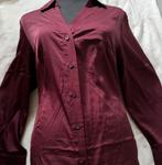 Gloednieuwe bordeauxrode blouse. Maat L. Glans., Kleding | Dames, H&M, Maat 42/44 (L), Nieuw, Ophalen of Verzenden