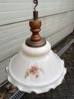 Hanglamp met glazen kap, Antiek en Kunst, Antiek | Lampen, Ophalen