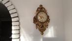Antieke kartel klok met strik, Antiek en Kunst, Antiek | Klokken, Ophalen of Verzenden