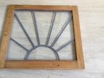 Glas in lood raam antiekraam, Doe-het-zelf en Verbouw, Glas en Ramen, Ophalen, Gevelraam of Ruit, Minder dan 80 cm, Zo goed als nieuw