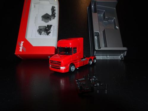 477 herpa 151726-005 scania torpedo t topline rood 1:87 truc, Hobby en Vrije tijd, Modelauto's | 1:87, Nieuw, Bus of Vrachtwagen