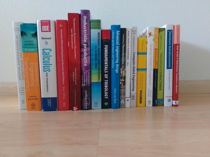Werktuigbouwkunde studieboeken TU Delft, Boeken, Studieboeken en Cursussen, Gelezen, WO, Beta, Ophalen of Verzenden