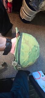 Originele Vietnam Helm - Met Naam!, Ophalen of Verzenden, Landmacht, Amerika, Helm of Baret