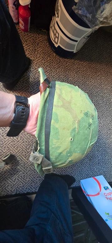 Originele Vietnam Helm - Met Naam! beschikbaar voor biedingen