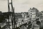 WO2 2 Foto's Vernietigde Stad Vierzon Frankrijk Demarcatie, Verzenden, Landmacht, Duitsland, Foto of Poster