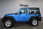 Jeep Wrangler 3.8 Sport 4x4 Automaat LPG Airco Leder Rijklaa, Auto's, Jeep, Euro 5, Gebruikt, Met garantie (alle), Blauw