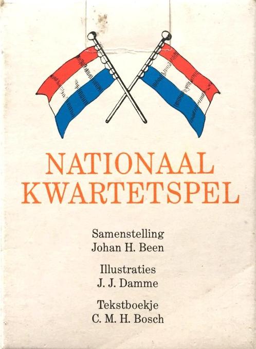 NATIONAAL KWARTETSPEL - Been - Damme - 1980, Verzamelen, Speelkaarten, Jokers en Kwartetten, Zo goed als nieuw, Kwartet(ten), Ophalen of Verzenden
