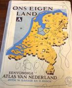 Ons Eigen Land - Atlas Nederland uit 1963 (43e druk), Boeken, Atlassen en Landkaarten, Gelezen, Overige atlassen, Ophalen of Verzenden