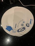 Unox bord ontbijtbord Of je worst lust, Ophalen of Verzenden, Overige stijlen, Bord(en)