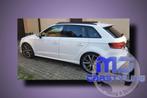 Audi A3 8V Sportback - Sideskirts, Auto diversen, Tuning en Styling, Ophalen of Verzenden, MJ-Carstyling, Info@mj-carstyling.net