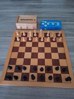 Schaakbord homas met schaakstenen, Hobby en Vrije tijd, Gezelschapsspellen | Bordspellen, Ophalen of Verzenden