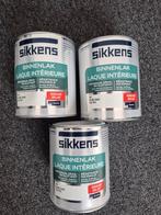 Sikkens hoogglans 9016 brillant 3x, Doe-het-zelf en Verbouw, Verf, Beits en Lak, Minder dan 5 liter, Ophalen of Verzenden, Zo goed als nieuw