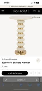 Richmond barbara bijzettafel, Huis en Inrichting, Tafels | Bijzettafels, 45 tot 60 cm, Minder dan 55 cm, Gebruikt, Rond