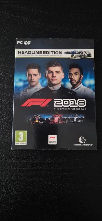 F1 2018 PC Game - Goede Staat! beschikbaar voor biedingen