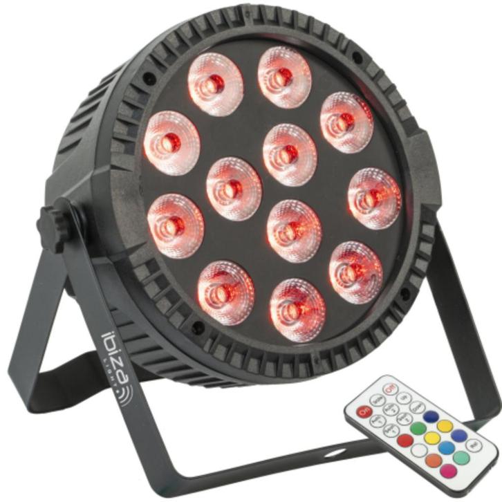 Ibiza THINPAR-12X6-RGBW 38W, Muziek en Instrumenten, Licht en Laser, Nieuw, Licht, Geluidgestuurd, Kleur, Stroboscoopeffect, Ophalen of Verzenden