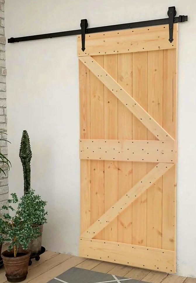 Schuifdeursysteem Zwart Staal - Nieuw in Doos, Doe-het-zelf en Verbouw, Deuren en Horren, Ophalen