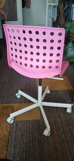 Ikea bureau stoel, Ophalen, Zo goed als nieuw, Roze