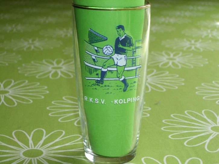 RKSV Kolping vintage glas, Verzamelen, Sportartikelen en Voetbal, Zo goed als nieuw, Overige typen, Overige binnenlandse clubs