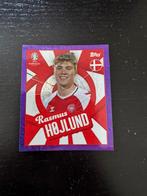 Topps Euro 2024 Hojlund purple paralel, DEN-PTW, Ophalen of Verzenden, Nieuw, Sticker
