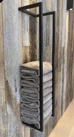 Stalen handdoekenrek, Huis en Inrichting, Ophalen, Nieuw, Zwart, Handdoekenrek