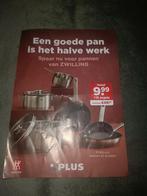 Spaarkaart met 9 pannen zegels plus, Ophalen of Verzenden, Winkel, Super of Benzinepomp, Zegels, Bonnen of Punten