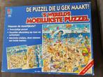 MB puzzel met 529 stukjes, aan 2 kanten bedrukt., Ophalen of Verzenden, Minder dan 500 stukjes, Gebruikt