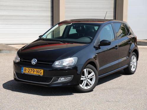 Volkswagen Polo 1.2 6V 44KW 5D 2012 Zwart, Auto's, Volkswagen, Particulier, Polo, ABS, Airbags, Airconditioning, Android Auto