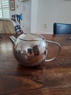 Roestvrijstalen Theepot, Huis en Inrichting, Keuken | Potten en Pannen, Ophalen of Verzenden, Rvs, Pot, Bus of Blik