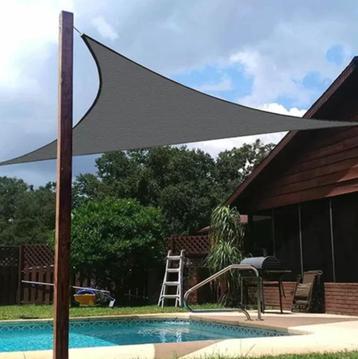 Schaduwdoek, 3x4x4m, antraciet, z.g.a.n. beschikbaar voor biedingen
