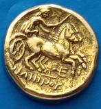 VI Stater van Philippus II IVe eeuw v.Chr. - Replica BP, Postzegels en Munten, Penningen en Medailles, Nederland, Overige materialen