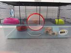 Ferplast hamsterkooi 60x35x26 (LxBxH), Dieren en Toebehoren, Knaagdieren en Konijnen | Hokken en Kooien, Kooi, Minder dan 75 cm