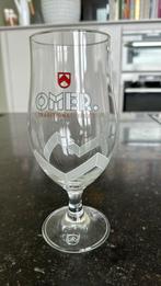 2 bierglazen Omer, Ophalen of Verzenden, Zo goed als nieuw, Bierglas