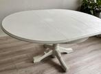 Ovale Eettafel - Uitschuifbaar, Gebruikt, 150 tot 200 cm, Ophalen of Verzenden, Vijf personen of meer