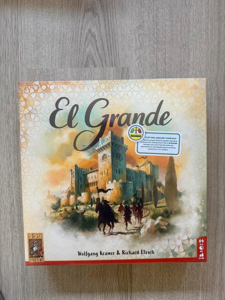 El Grande Bordspel - Nieuw!, Hobby en Vrije tijd, Gezelschapsspellen | Bordspellen, Nieuw, Drie of vier spelers, Ophalen of Verzenden