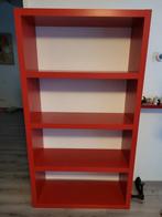 Rode IKEA Boekenkast, Ophalen, Met plank(en), Gebruikt, 50 tot 100 cm