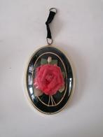 NR 15 vintage bolglas lijst met bollend glas, Ophalen of Verzenden, Gebruikt, Schilderij, Minder dan 50 cm