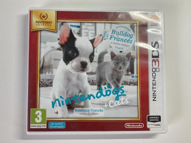 GAME NINTENDOGS + CATS - NINTENDO 3DS, Spelcomputers en Games, Games | Nintendo 2DS en 3DS, Zo goed als nieuw, Simulatie, 1 speler