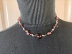 GRATIS Aubergine kleurige ketting!, Ophalen, Zo goed als nieuw, Paars, Overige materialen