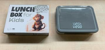 Lunchhero kids  Lunchbox for kinderen grijs 365 gr beschikbaar voor biedingen