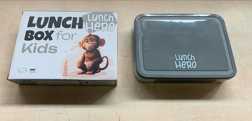 Lunchhero kids  Lunchbox for kinderen grijs 365 gr, Diversen, Schoolbenodigdheden, Nieuw, Ophalen