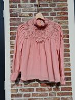 In Vouge blouse Roze met kant, Ophalen of Verzenden, Roze, Zo goed als nieuw