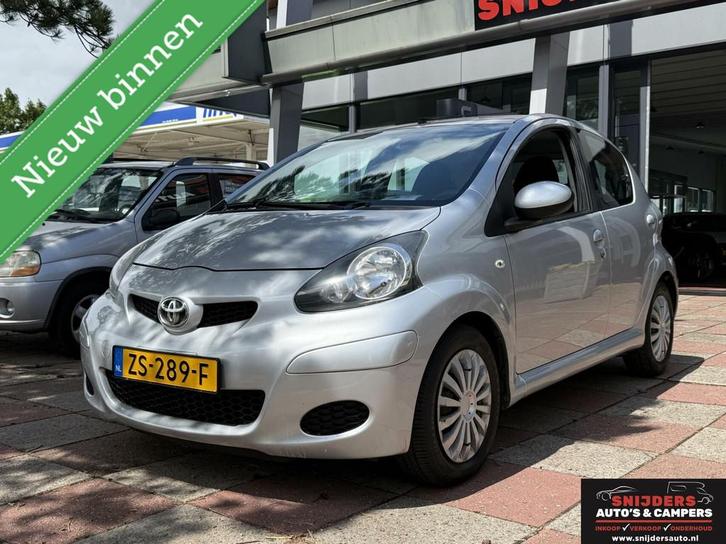 Toyota Aygo 1.0-12V Aspiration met vol jaar apk, Auto's, Toyota, Bedrijf, Te koop, Aygo, ABS, Airbags, Airconditioning, Alarm