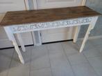 Brocante  sidetable, Huis en Inrichting, Tafels | Sidetables, 25 tot 50 cm, 100 tot 150 cm, Rechthoekig, Zo goed als nieuw