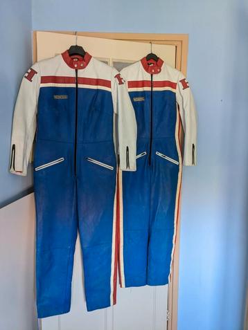 Honda vintage leren Race pakken  beschikbaar voor biedingen