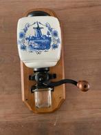 Koffiemolen met Delftsblauwe afbeelding, Ophalen